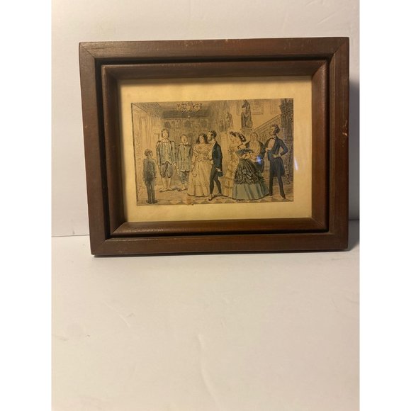 Giclee Painting: Leech's 'Sir Thomas Trout & The Bloomer', 1854,set of 2 picture